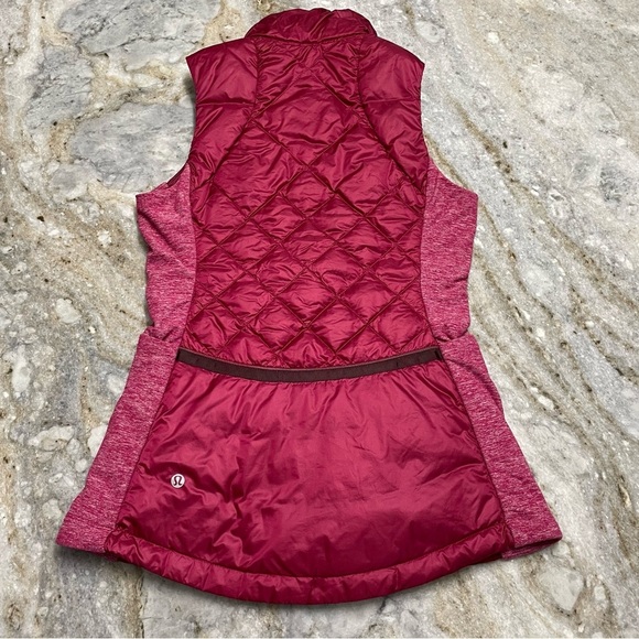 Lululemon Down For A Run Vest in Berry Rumble Women’s size 4 - Picture 5 of 14